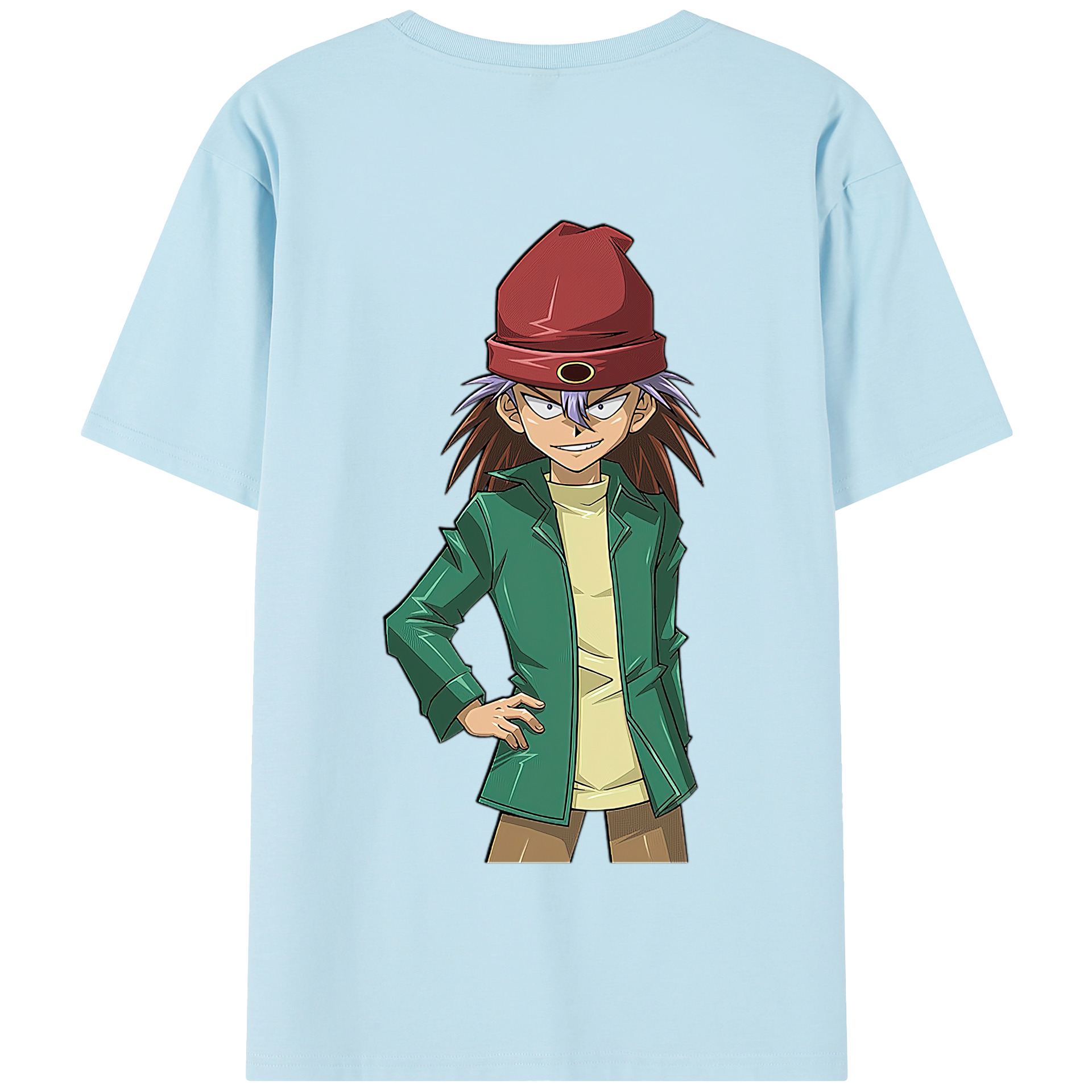 （画像用） 遊☆戯☆王 Yu-Gi-Oh! 綿100％半袖Tシャツ（背面プリント）